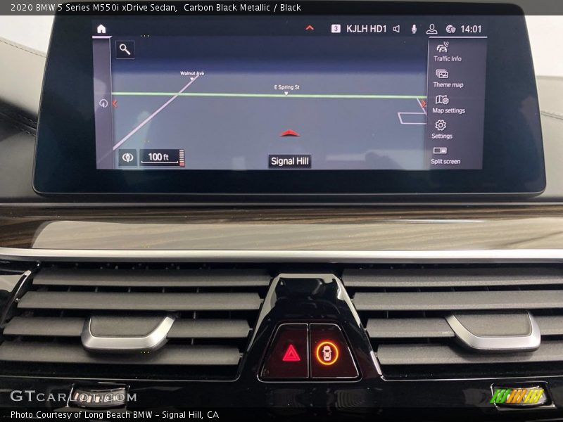 Navigation of 2020 5 Series M550i xDrive Sedan