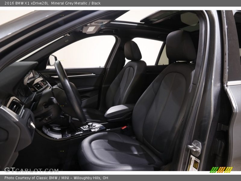 Mineral Grey Metallic / Black 2016 BMW X1 xDrive28i