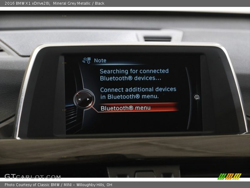 Mineral Grey Metallic / Black 2016 BMW X1 xDrive28i