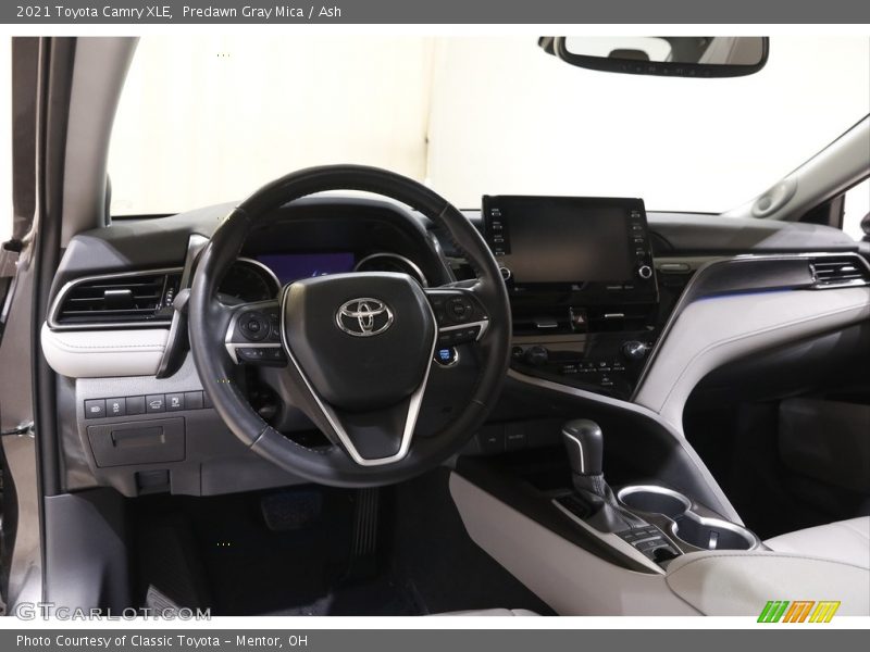 Dashboard of 2021 Camry XLE