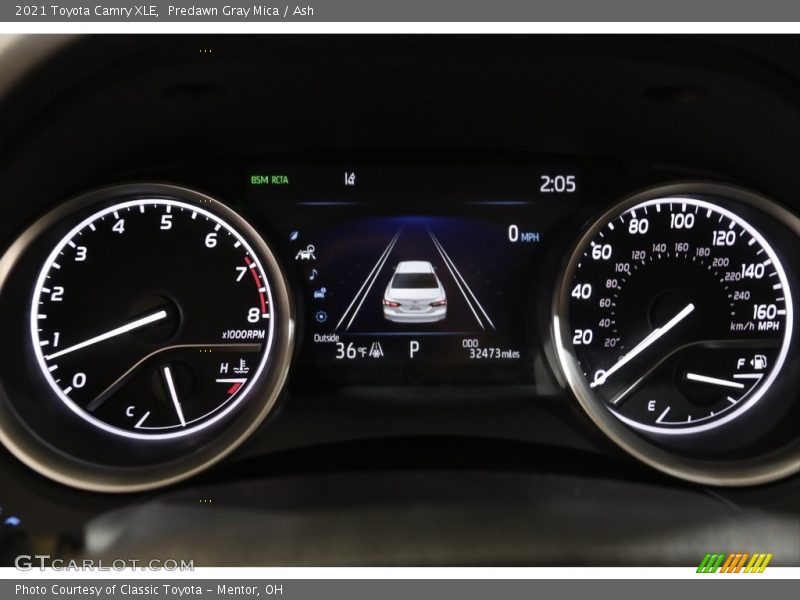 2021 Camry XLE XLE Gauges