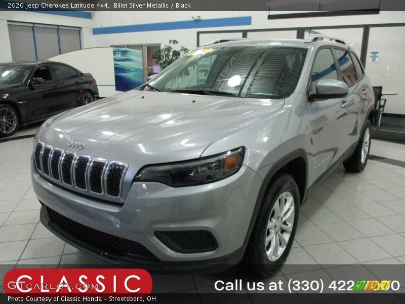 Billet Silver Metallic / Black 2020 Jeep Cherokee Latitude 4x4