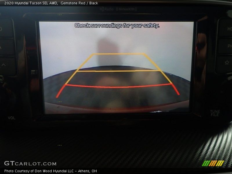 Gemstone Red / Black 2020 Hyundai Tucson SEL AWD