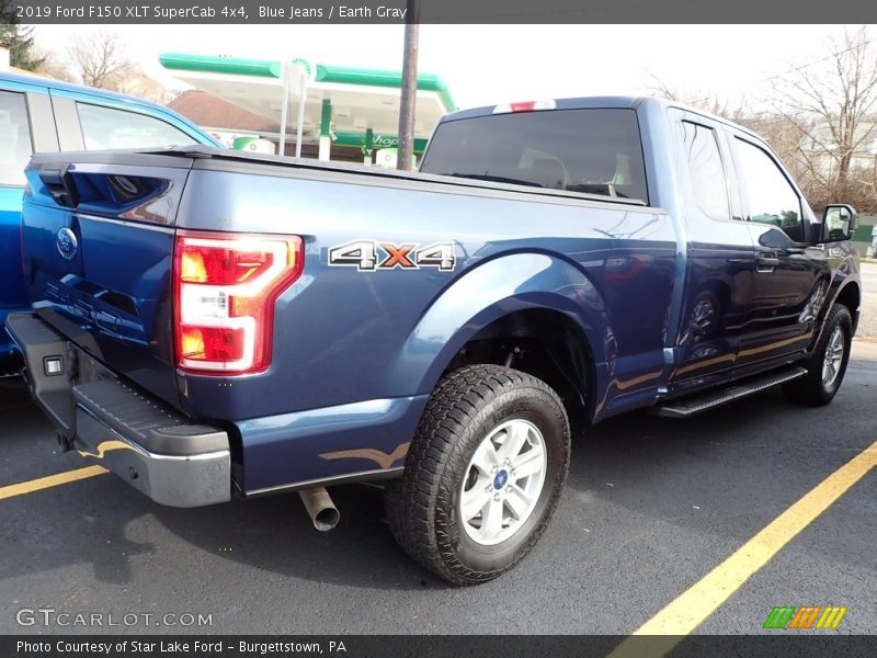 Blue Jeans / Earth Gray 2019 Ford F150 XLT SuperCab 4x4