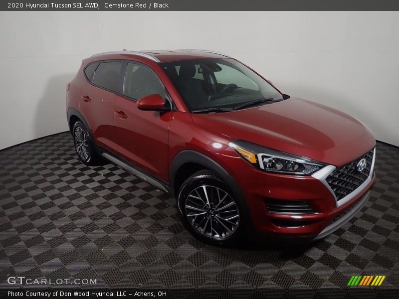 Gemstone Red / Black 2020 Hyundai Tucson SEL AWD