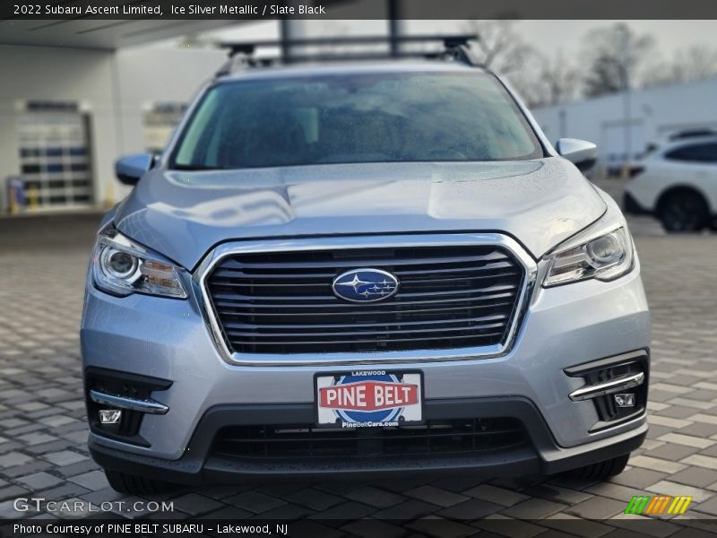 Ice Silver Metallic / Slate Black 2022 Subaru Ascent Limited