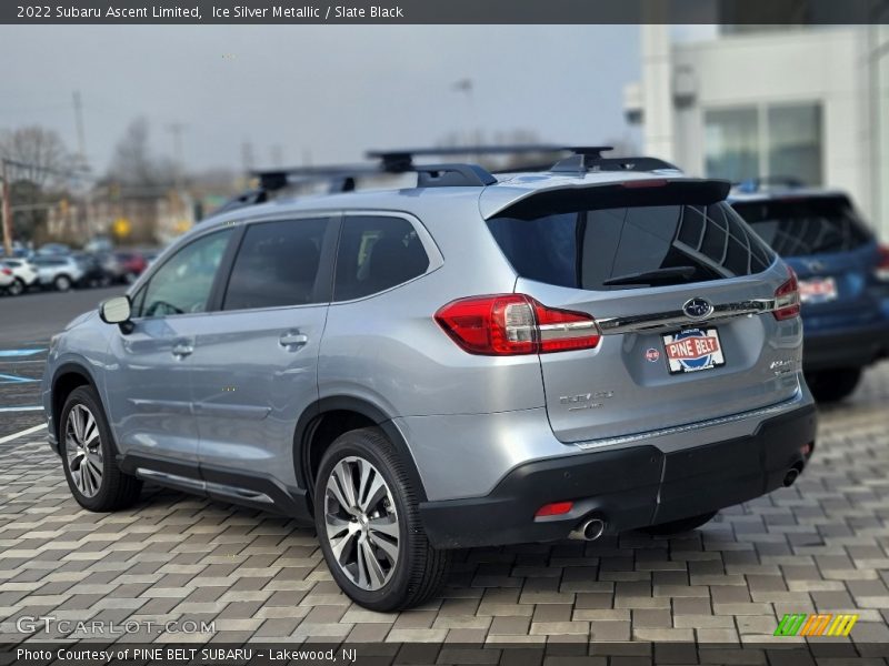 Ice Silver Metallic / Slate Black 2022 Subaru Ascent Limited