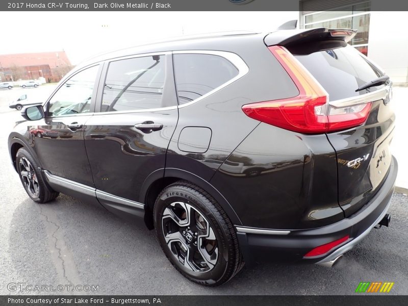 Dark Olive Metallic / Black 2017 Honda CR-V Touring