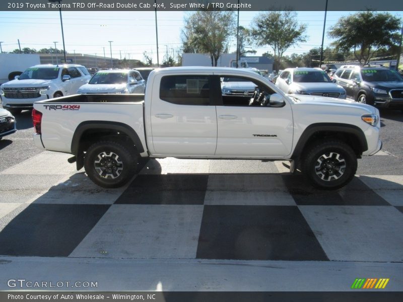 Super White / TRD Graphite 2019 Toyota Tacoma TRD Off-Road Double Cab 4x4