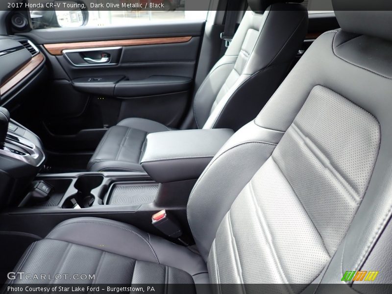 Dark Olive Metallic / Black 2017 Honda CR-V Touring