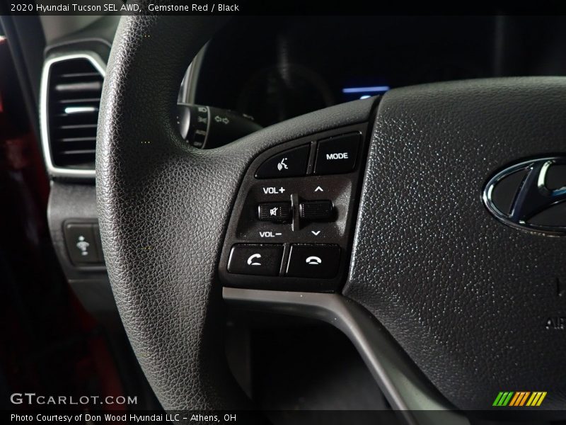 Gemstone Red / Black 2020 Hyundai Tucson SEL AWD