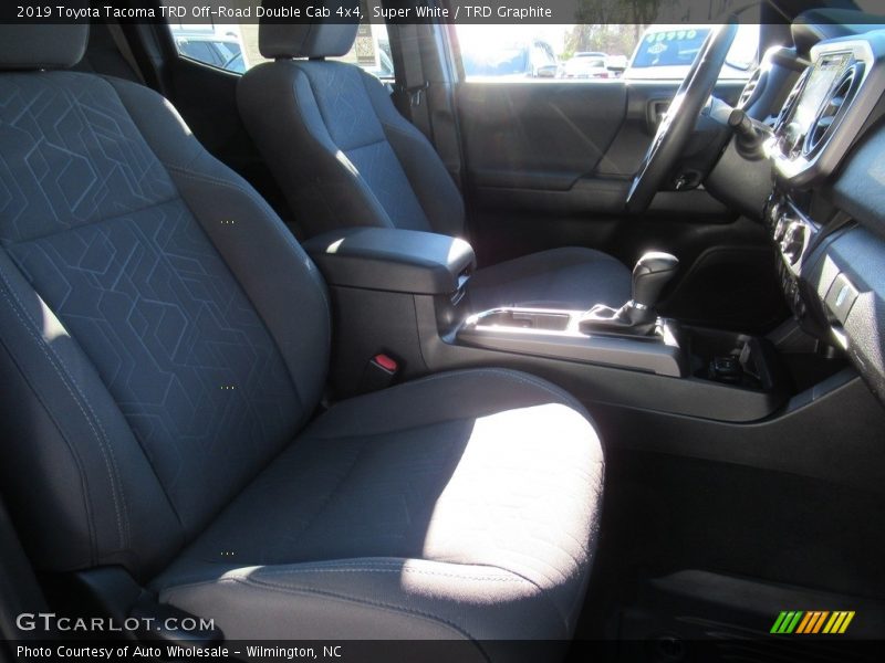 Super White / TRD Graphite 2019 Toyota Tacoma TRD Off-Road Double Cab 4x4