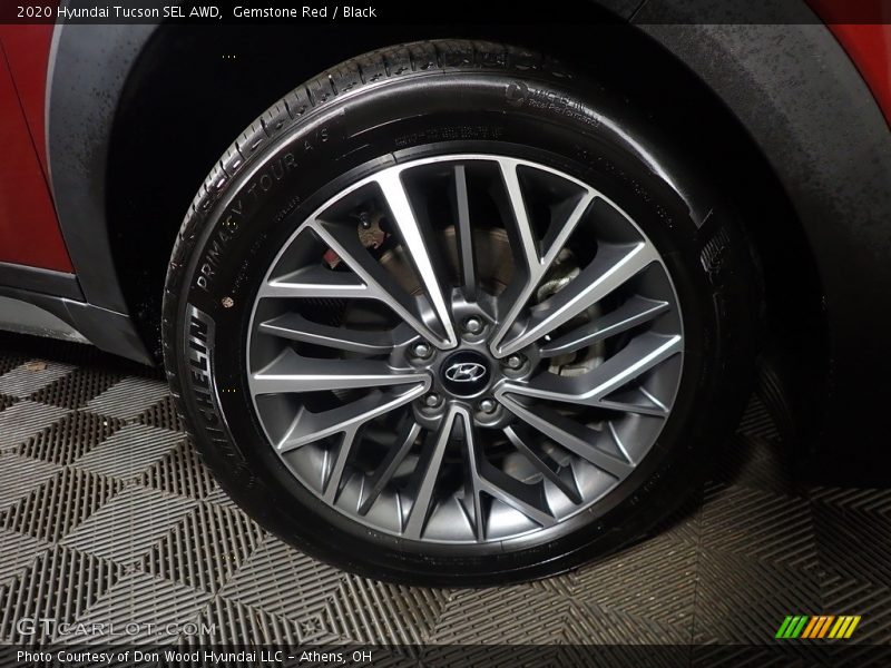 Gemstone Red / Black 2020 Hyundai Tucson SEL AWD
