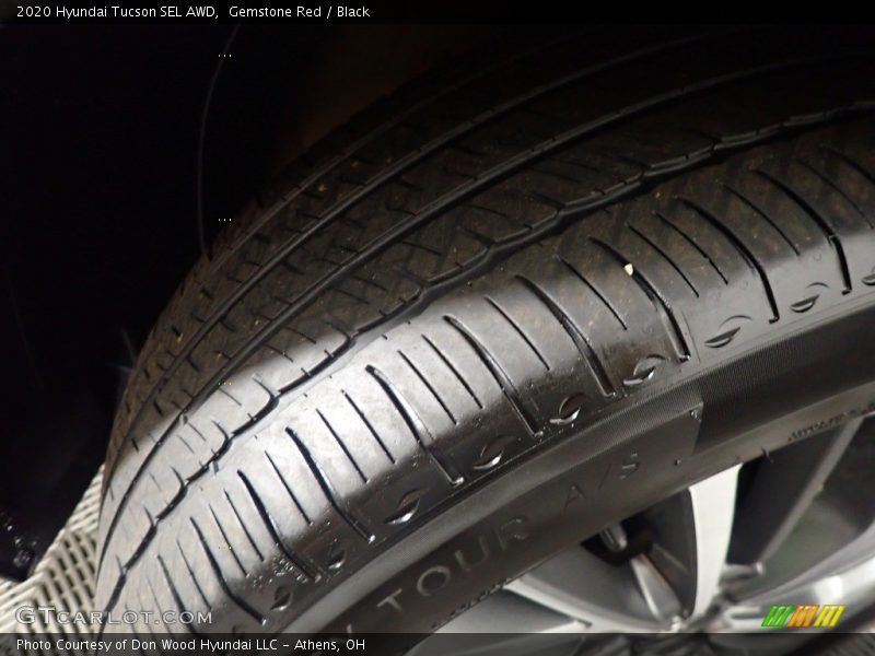 Gemstone Red / Black 2020 Hyundai Tucson SEL AWD