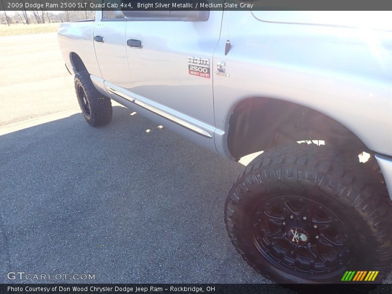 Bright Silver Metallic / Medium Slate Gray 2009 Dodge Ram 2500 SLT Quad Cab 4x4