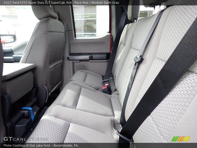 Rear Seat of 2022 F250 Super Duty XLT SuperCab 4x4