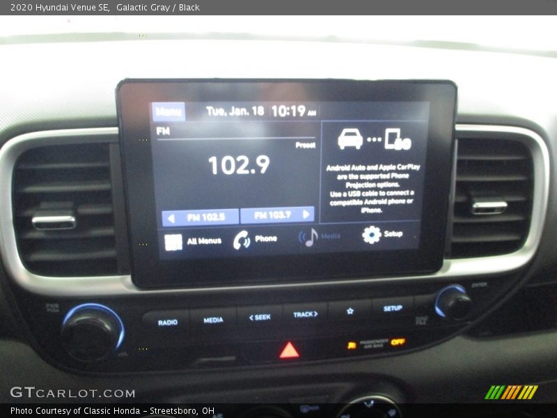 Galactic Gray / Black 2020 Hyundai Venue SE