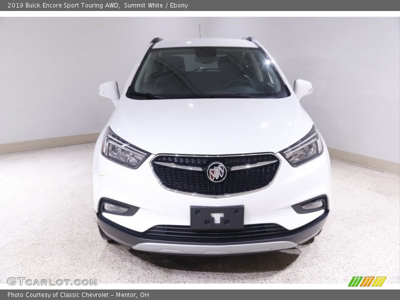 Summit White / Ebony 2019 Buick Encore Sport Touring AWD