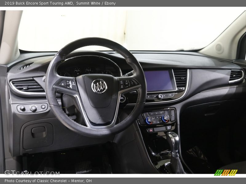 Summit White / Ebony 2019 Buick Encore Sport Touring AWD
