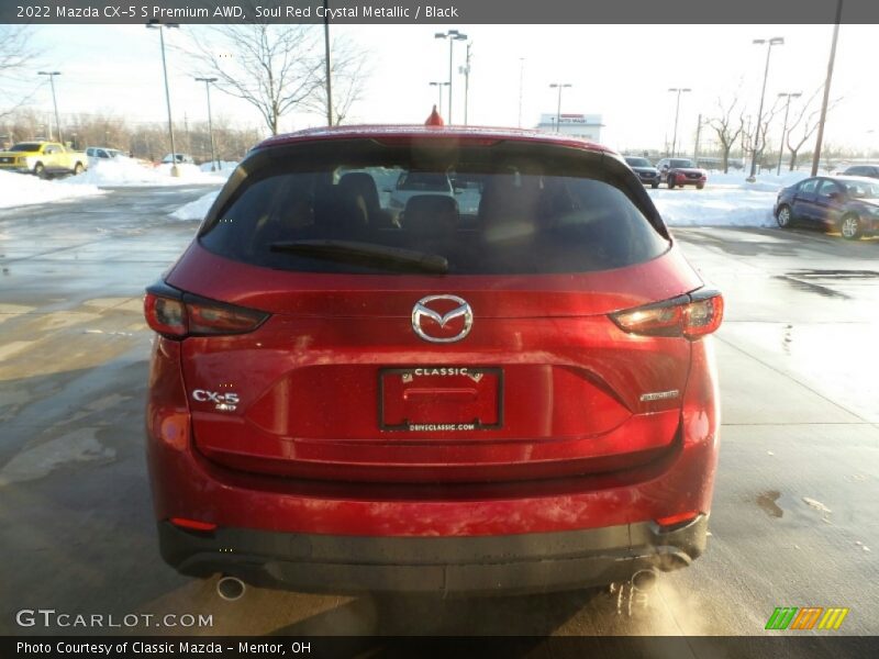 Soul Red Crystal Metallic / Black 2022 Mazda CX-5 S Premium AWD