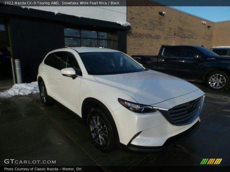 Snowflake White Pearl Mica / Black 2022 Mazda CX-9 Touring AWD