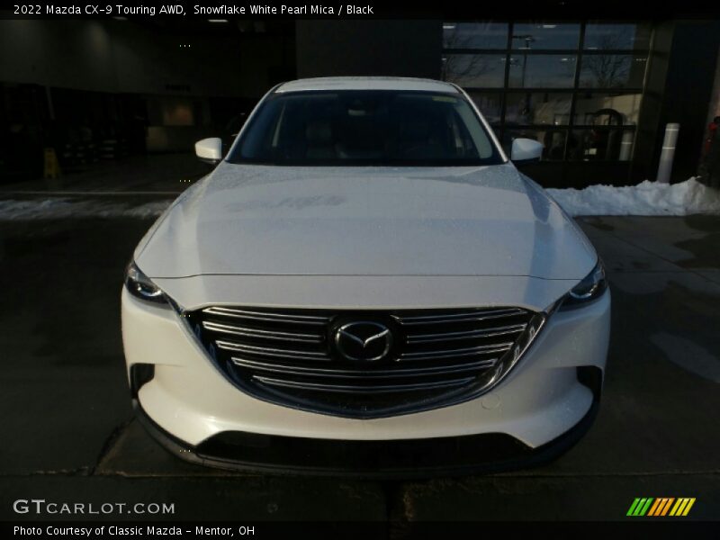 Snowflake White Pearl Mica / Black 2022 Mazda CX-9 Touring AWD