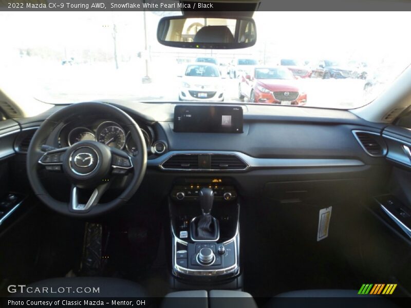 Snowflake White Pearl Mica / Black 2022 Mazda CX-9 Touring AWD