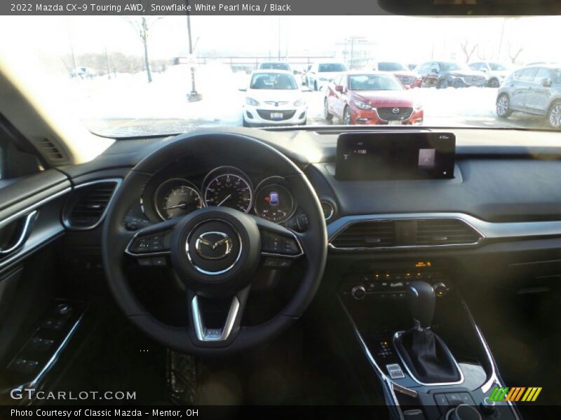 Snowflake White Pearl Mica / Black 2022 Mazda CX-9 Touring AWD
