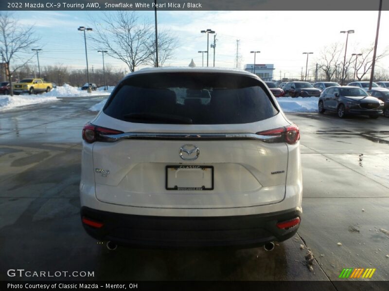 Snowflake White Pearl Mica / Black 2022 Mazda CX-9 Touring AWD
