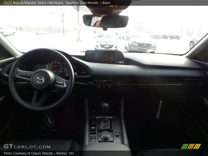 Machine Gray Metallic / Black 2022 Mazda Mazda3 Select Hatchback