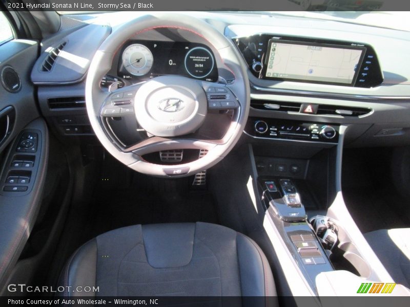 Stormy Sea / Black 2021 Hyundai Sonata N Line