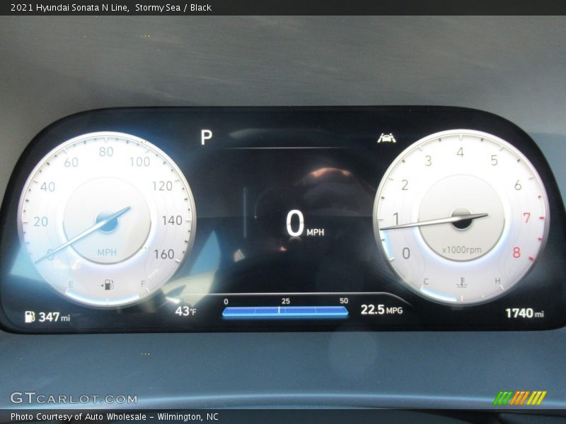 Stormy Sea / Black 2021 Hyundai Sonata N Line