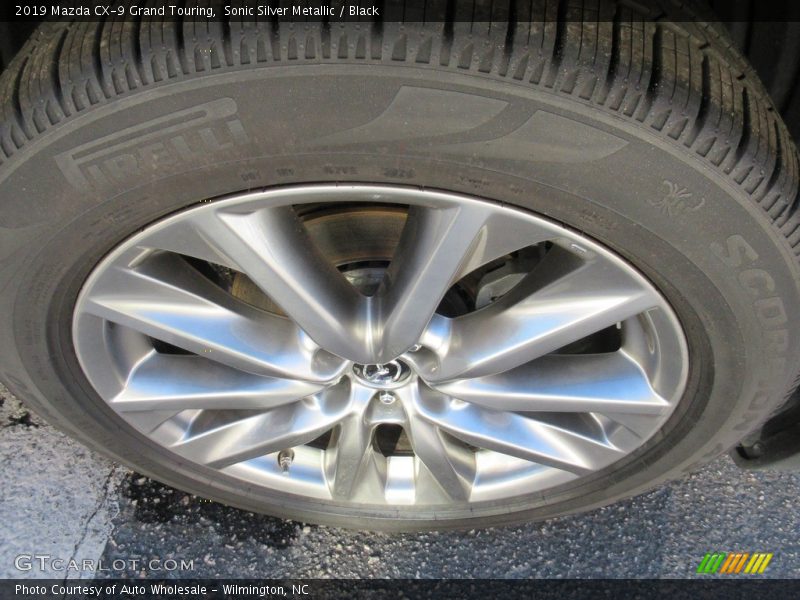 Sonic Silver Metallic / Black 2019 Mazda CX-9 Grand Touring