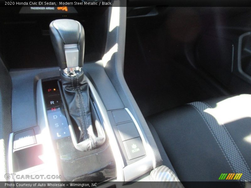 Modern Steel Metallic / Black 2020 Honda Civic EX Sedan