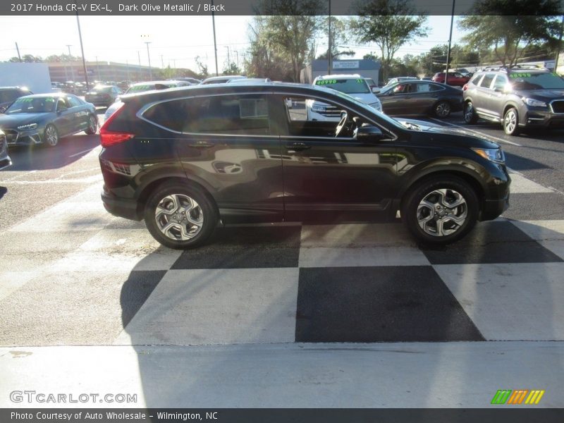 Dark Olive Metallic / Black 2017 Honda CR-V EX-L