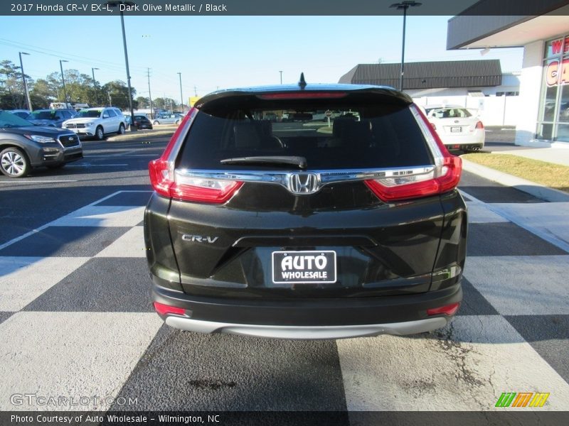 Dark Olive Metallic / Black 2017 Honda CR-V EX-L