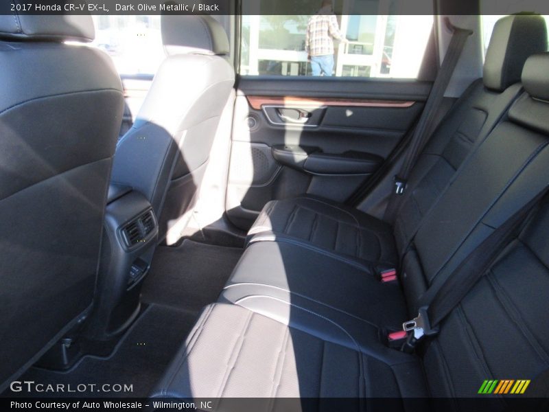Dark Olive Metallic / Black 2017 Honda CR-V EX-L