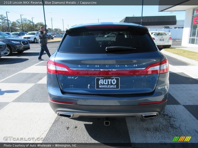 Blue Diamond Metallic / Cappuccino 2018 Lincoln MKX Reserve