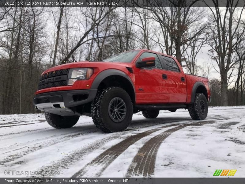 Race Red / Black 2012 Ford F150 SVT Raptor SuperCrew 4x4