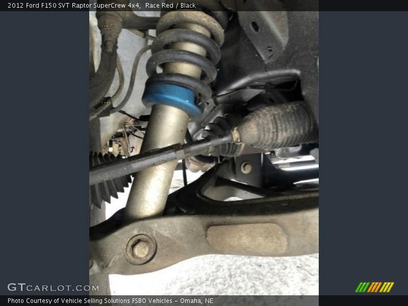 Undercarriage of 2012 F150 SVT Raptor SuperCrew 4x4