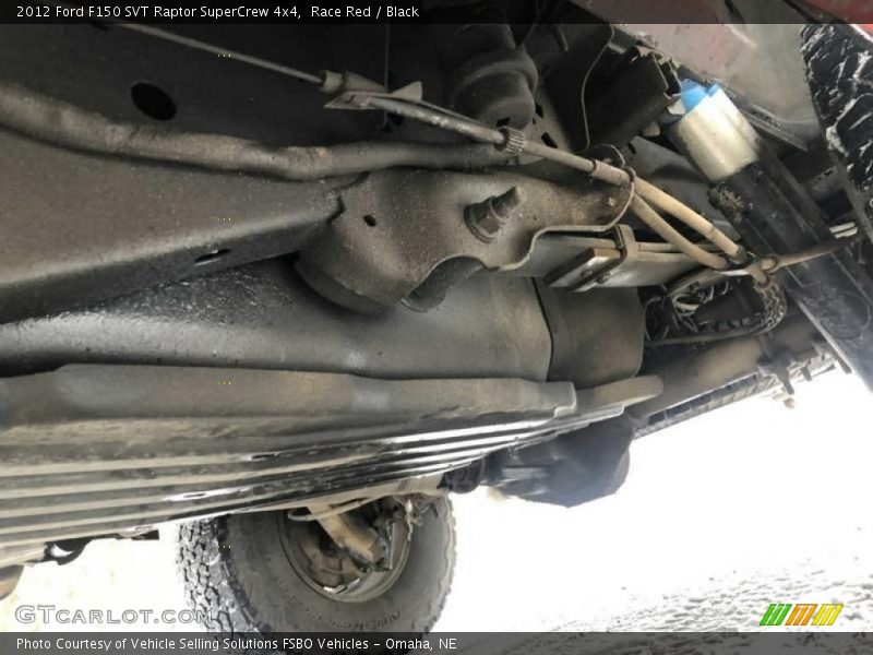 Undercarriage of 2012 F150 SVT Raptor SuperCrew 4x4