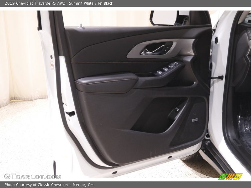 Summit White / Jet Black 2019 Chevrolet Traverse RS AWD