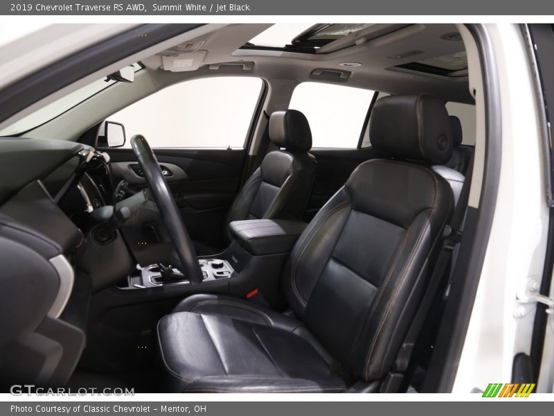 Summit White / Jet Black 2019 Chevrolet Traverse RS AWD