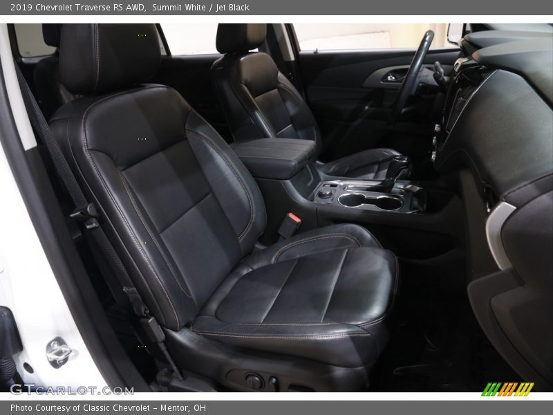 Summit White / Jet Black 2019 Chevrolet Traverse RS AWD