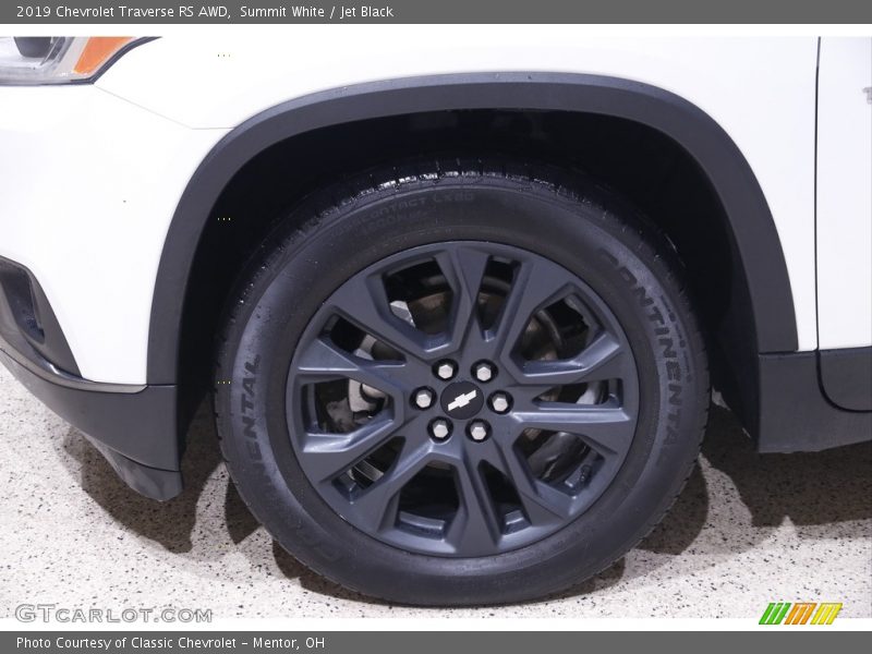 Summit White / Jet Black 2019 Chevrolet Traverse RS AWD