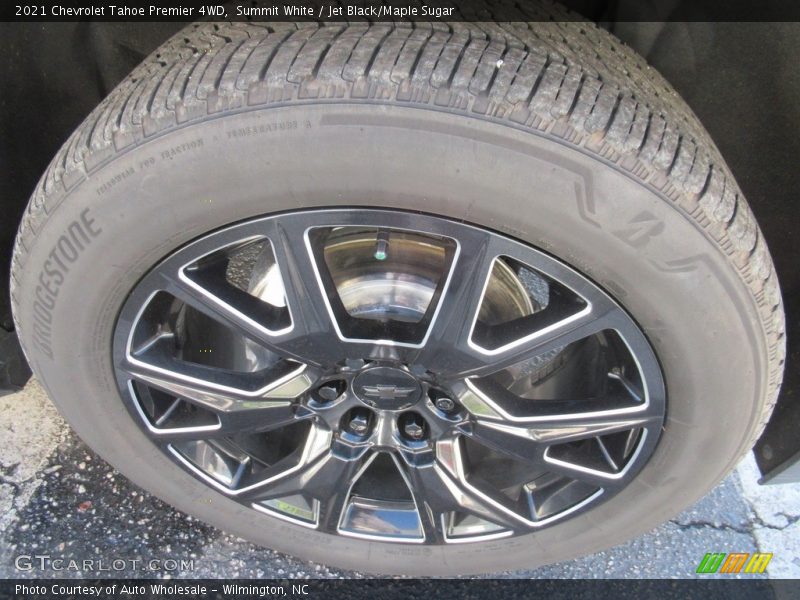 Summit White / Jet Black/Maple Sugar 2021 Chevrolet Tahoe Premier 4WD