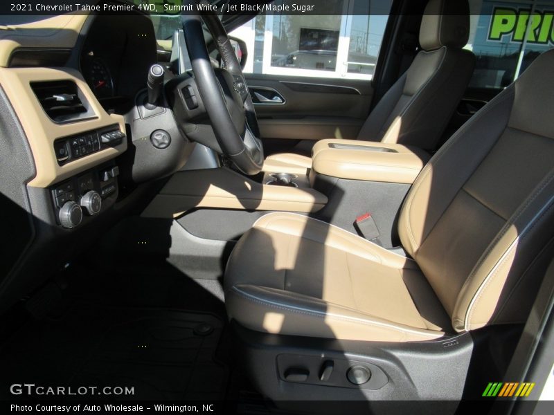 Summit White / Jet Black/Maple Sugar 2021 Chevrolet Tahoe Premier 4WD