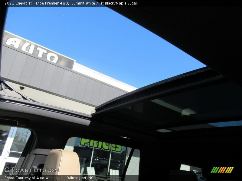 Summit White / Jet Black/Maple Sugar 2021 Chevrolet Tahoe Premier 4WD