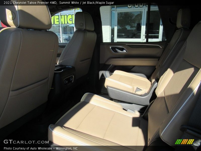 Summit White / Jet Black/Maple Sugar 2021 Chevrolet Tahoe Premier 4WD