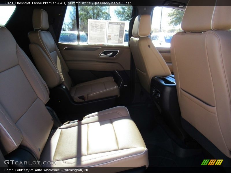 Summit White / Jet Black/Maple Sugar 2021 Chevrolet Tahoe Premier 4WD